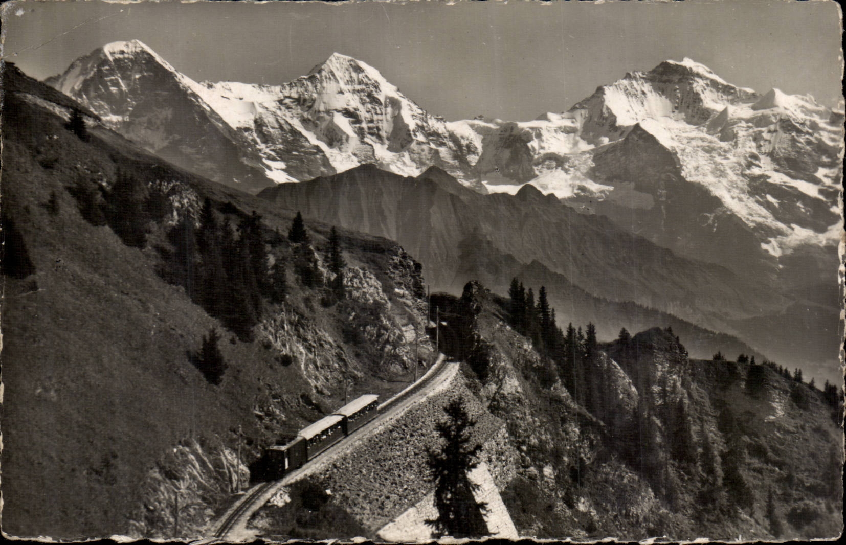 Suisse CPA Schynige Piatte Bahn 