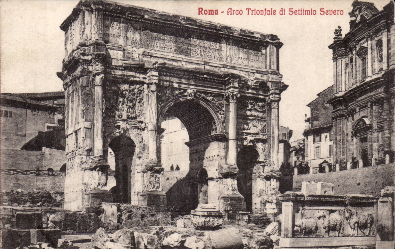 Italien Italien Rom CPA Arco triomfale di Settimio Severo
