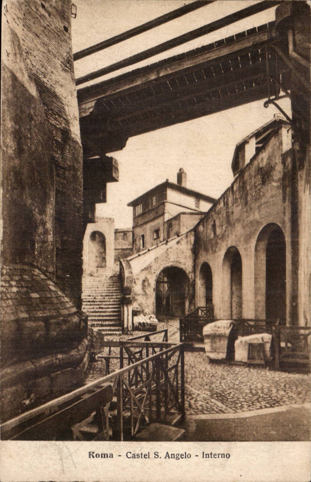 Landsitzhaus S Angelo Interno Italien-Italien Rom CPA