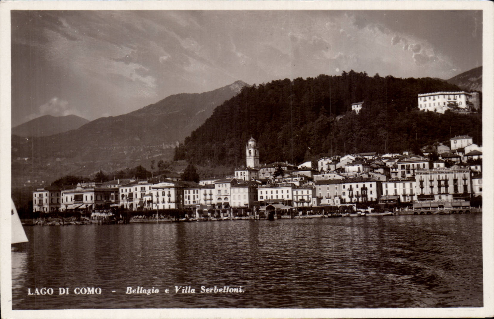 Landhaus Italien-Italien CPA Lago di Como Bellagio Serbelloni