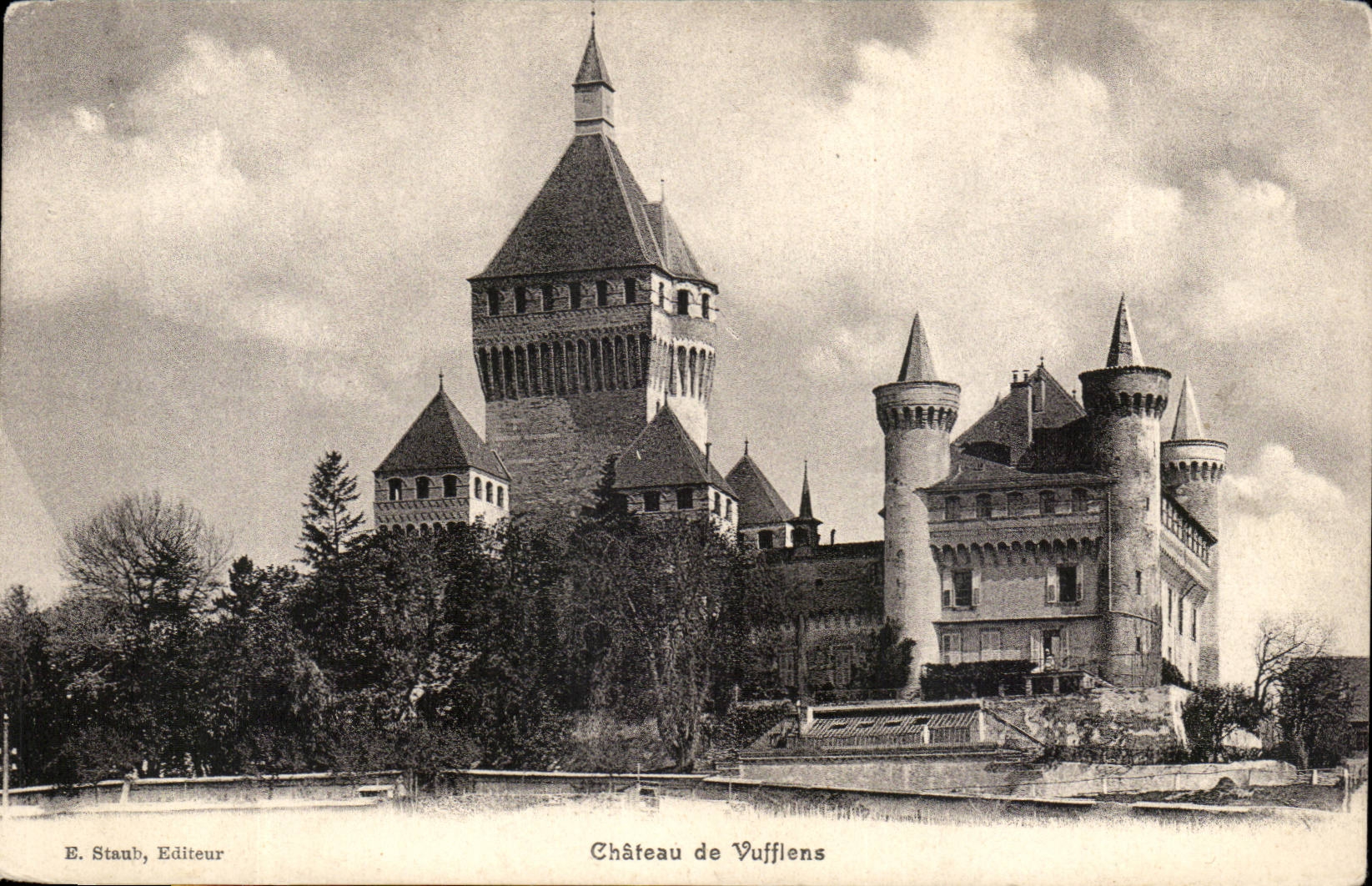 Suisse CPA Chateau de Vufflens