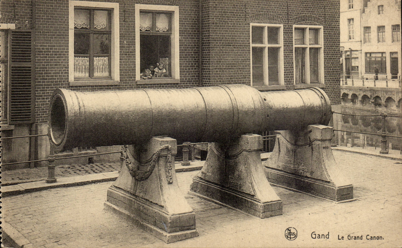 Belgie Belgium Ghent CPA the large gun