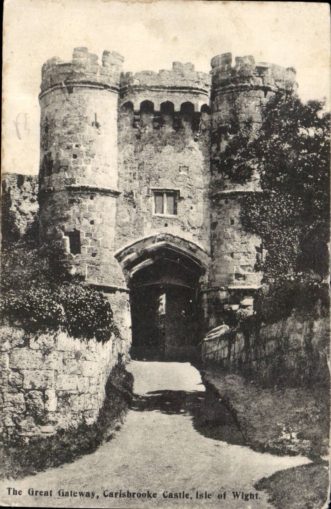Great BRitain CPA The great Gateway Carlsbrooke castle Isle off Wight