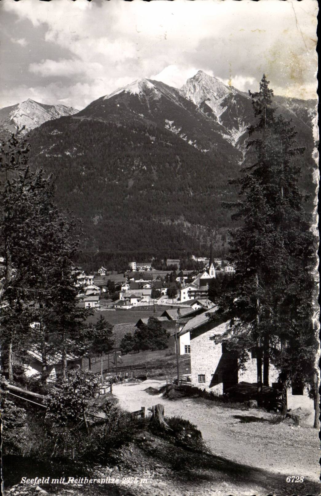 Suisse CPA Seefeld mit Reitherspitze 2375m