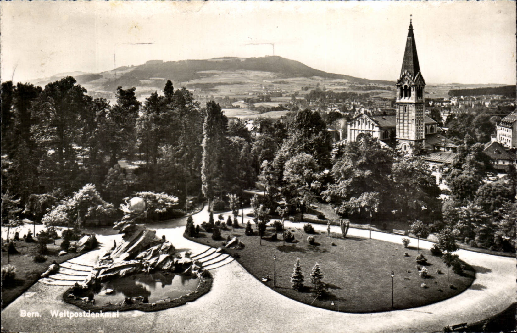 Switzerland Bern MODERN CARD Weltpostdenkmal