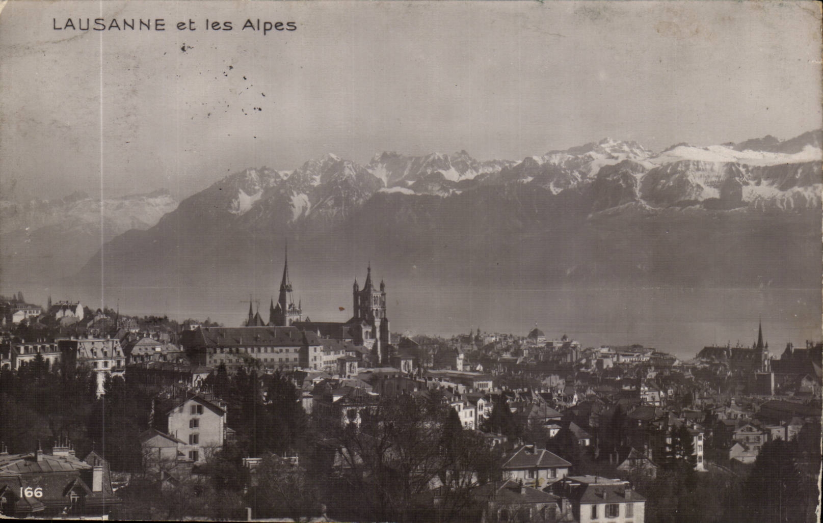 Suisse CPA Lausanne et les Alpes
