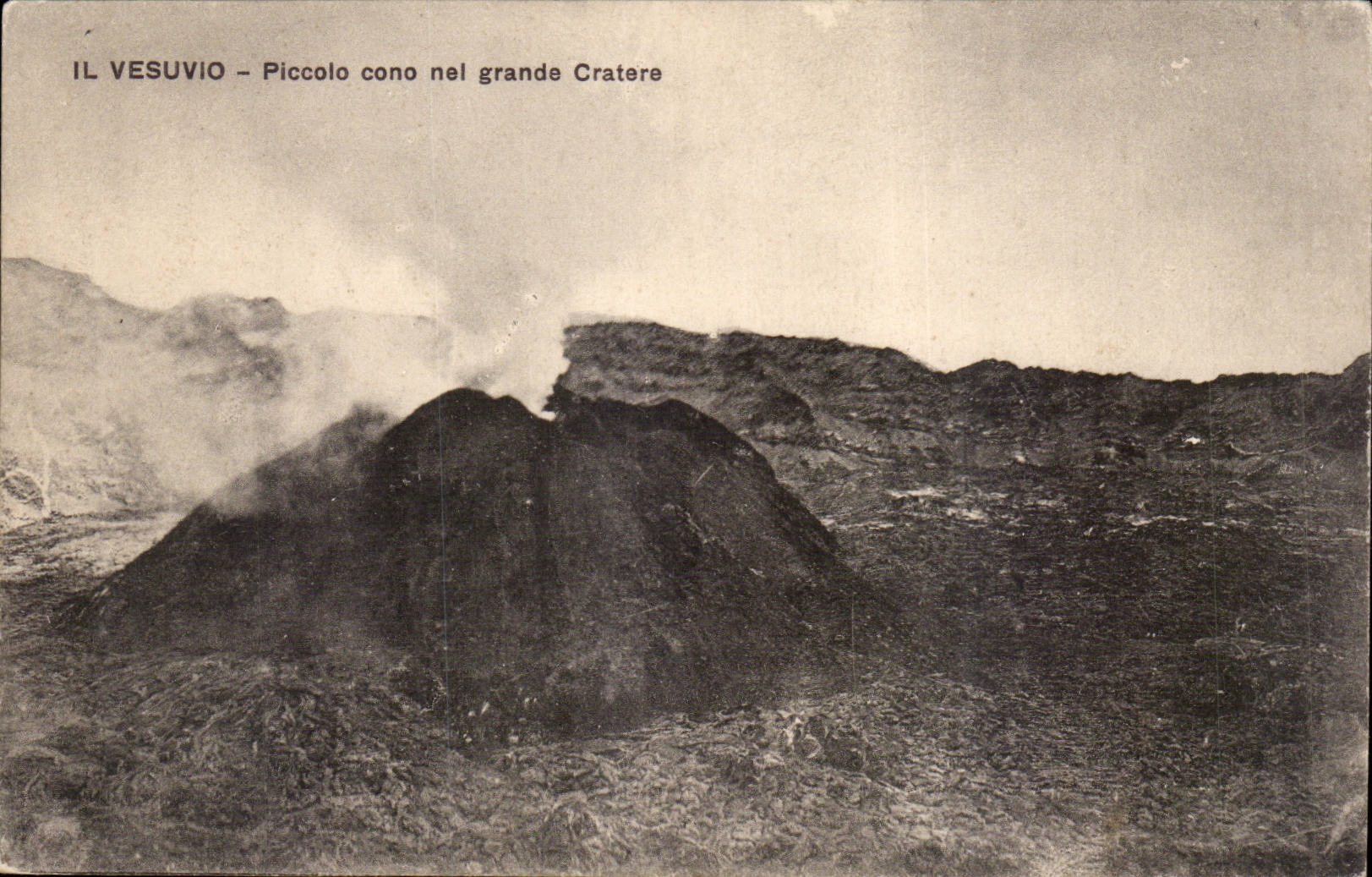 Grosses Italien Italien ES Vesuvio kleiner cono nel Krater (Vulkan)