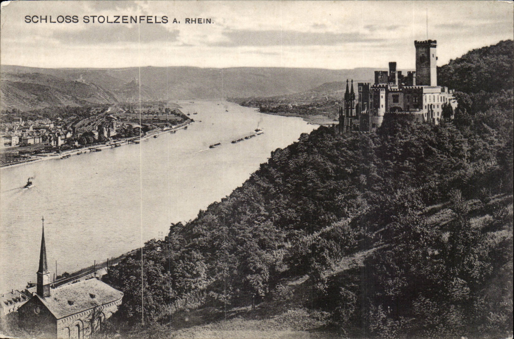 Germany - Deutschland - Schloss Stolzenfels has Rhein - CPA