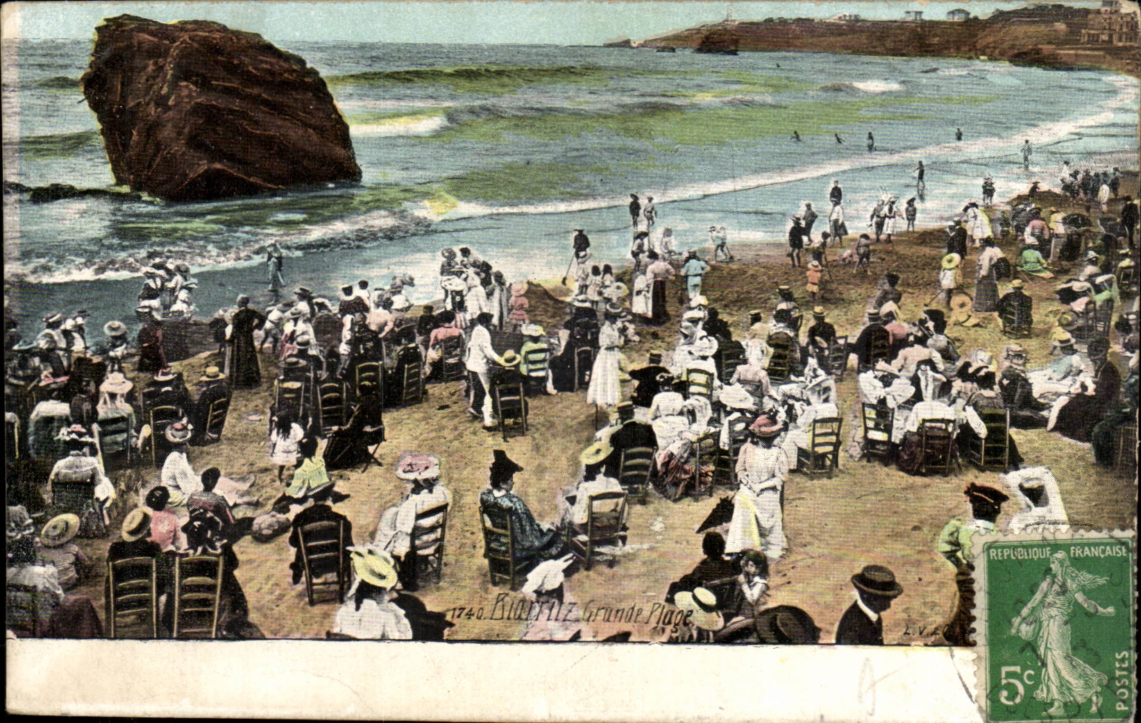 Biarritz - Grande Plage - CPA 