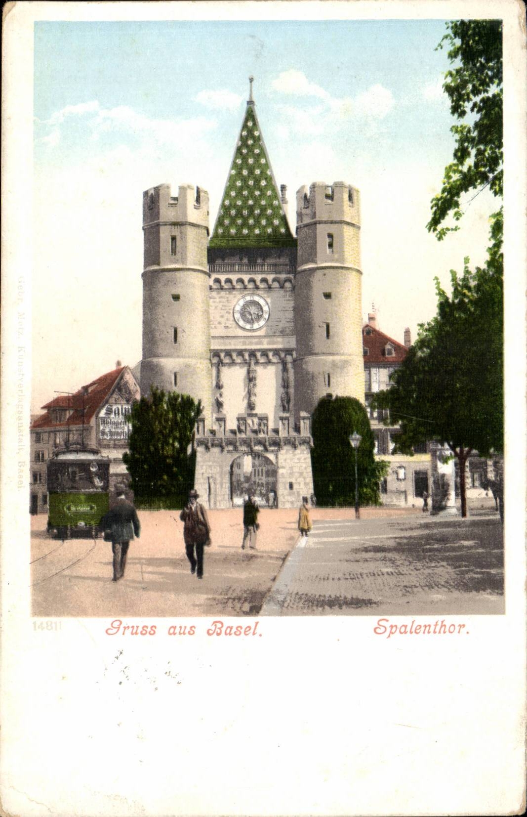 Switzerland CPA Gruss aus Basel Spalenthor