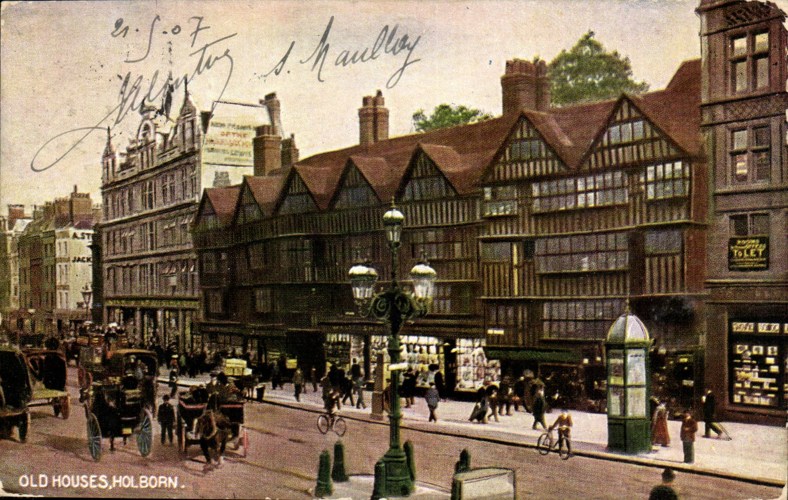 CPA the United Kingdom London London Old Holborn houses