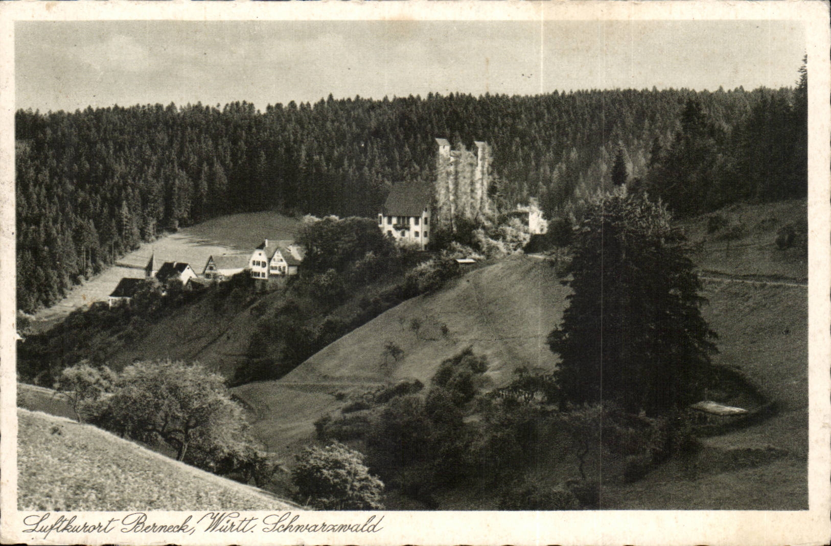 CPA Luftkurort Berneck Wurtt Schwarzwald