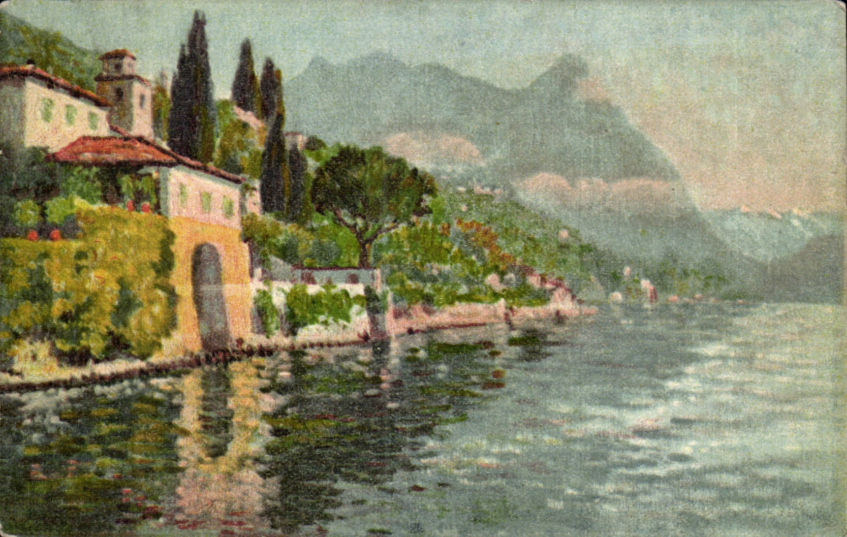 Suisse CPA Lago di Lugano Oria