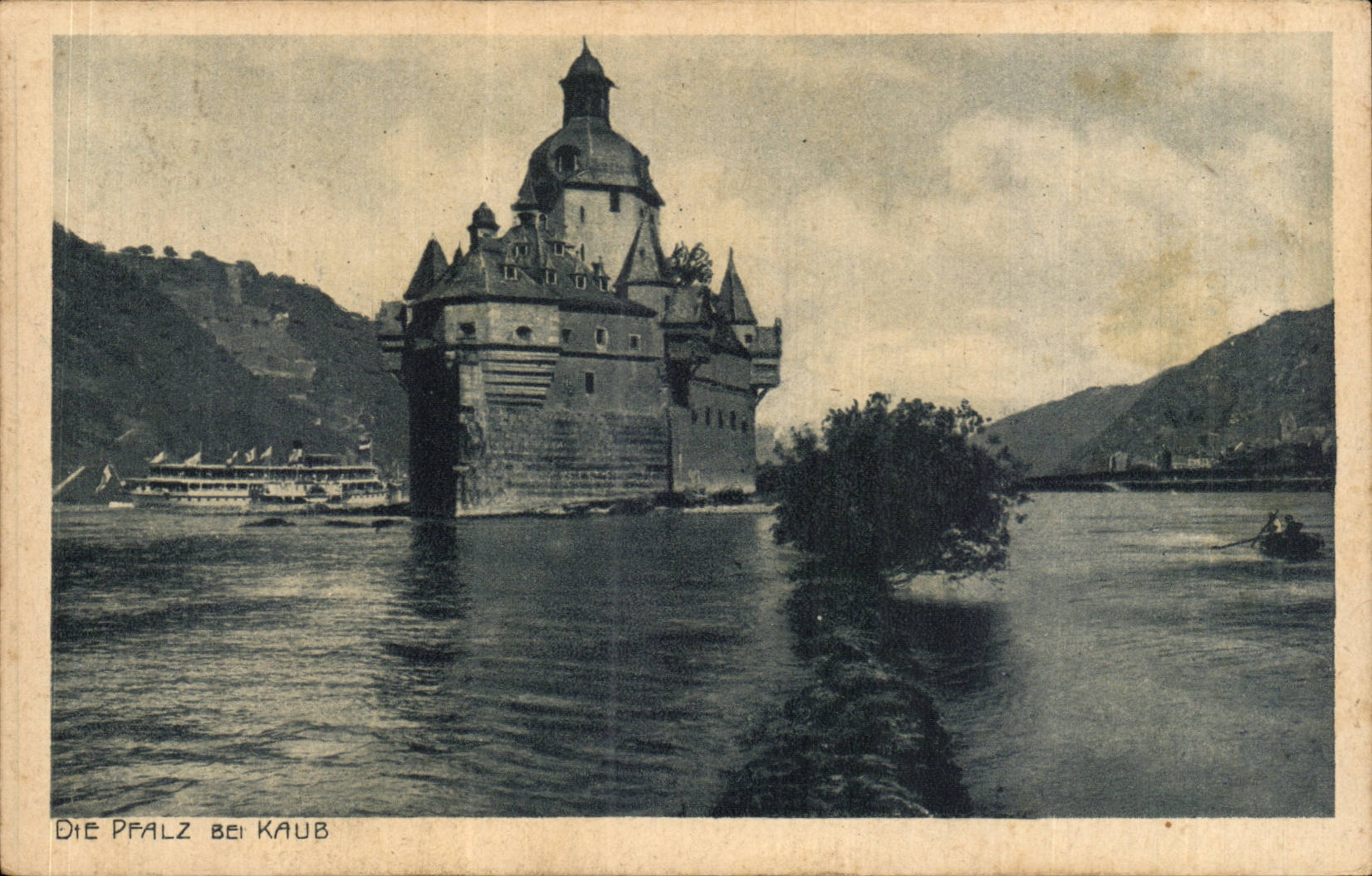 Suisse CPA Die Pfalz bei Kaub