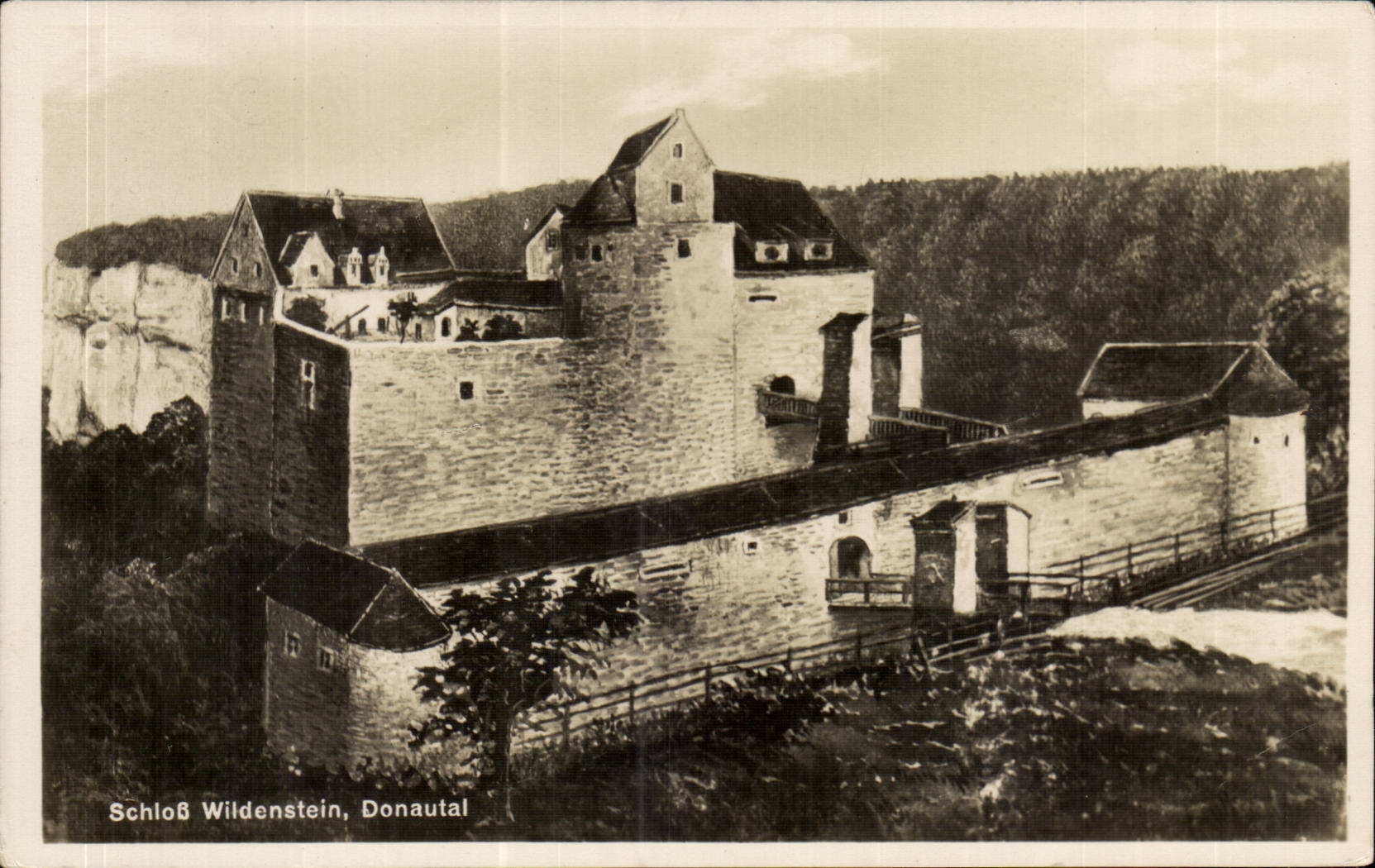 Allemagne CPA Schloss Wildenstein Donautal