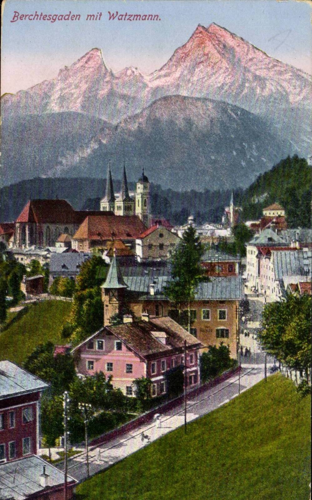 Suisse - Schweiz - Berchtesgaden mit Watzmann - CPA