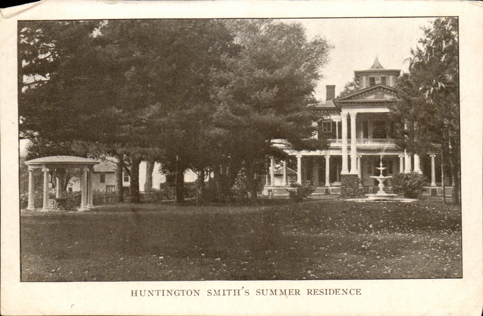 The USA - The United States - Vermont - Huntington Smith' S Summer Residense - Lake Bomoseen Prospective customer H CPA