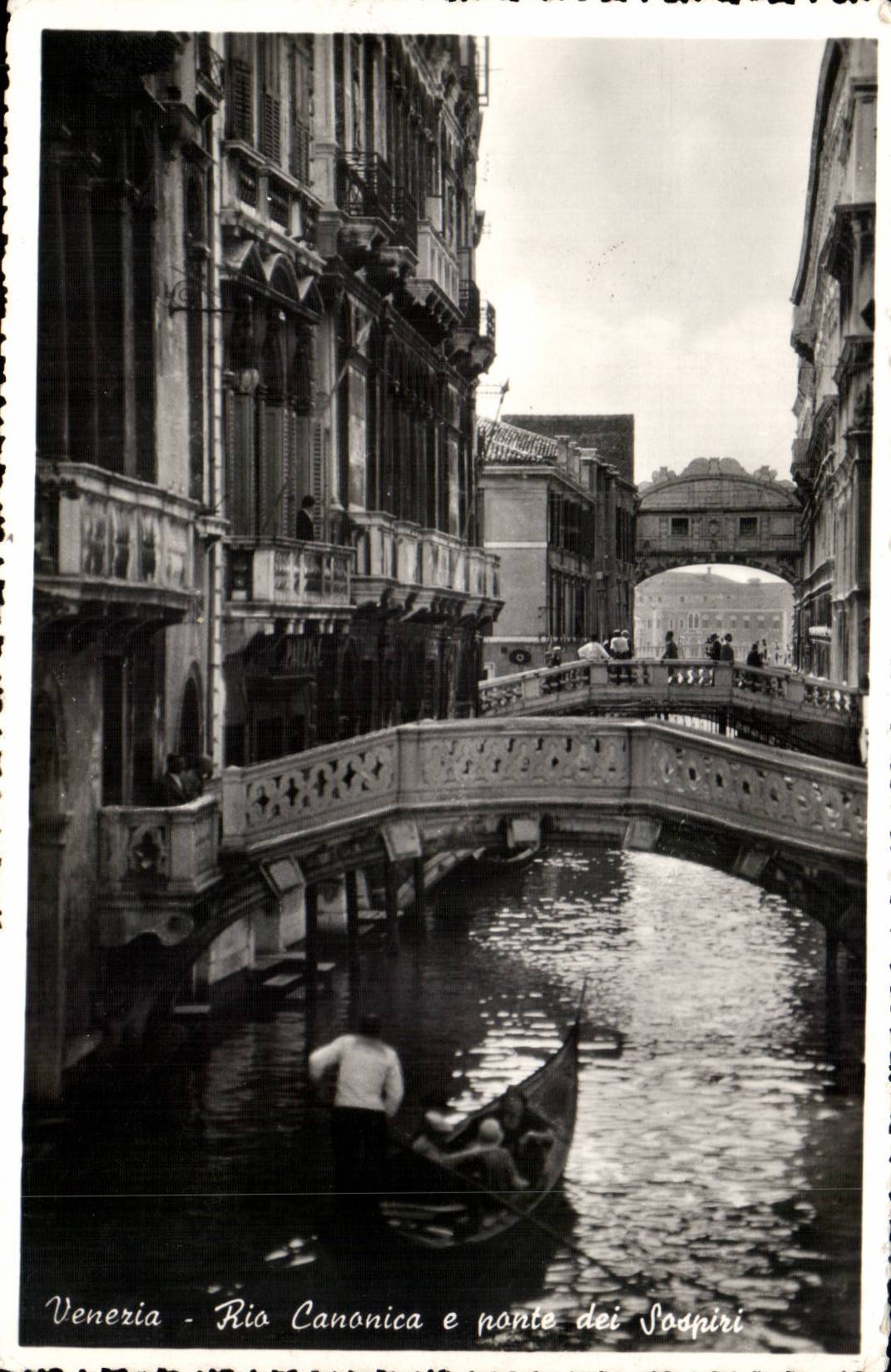 Italy Italia Venezia Rio Canonica E big shot di Sospiri