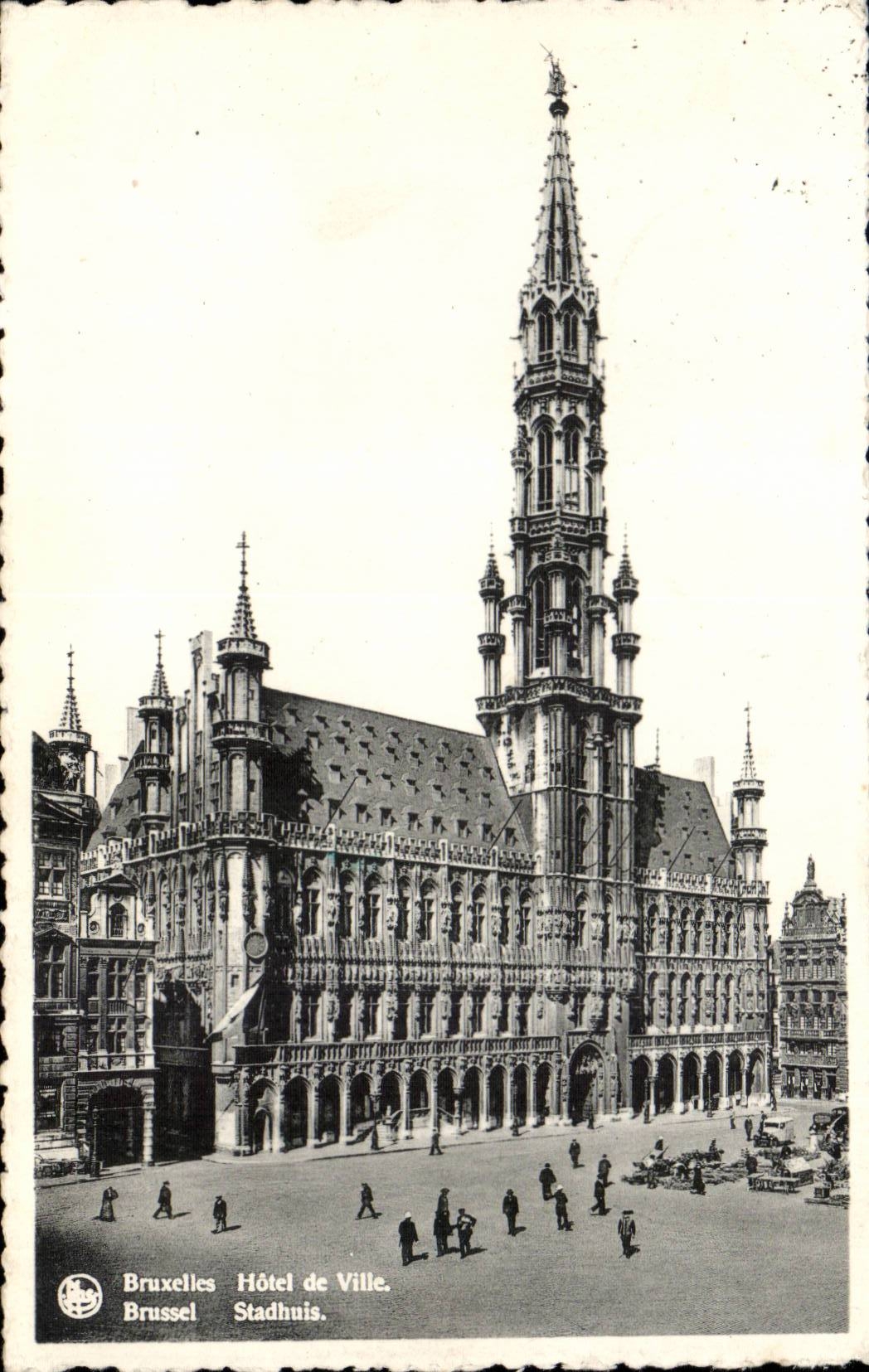Belgie Belgium Brussels CPA Town hall