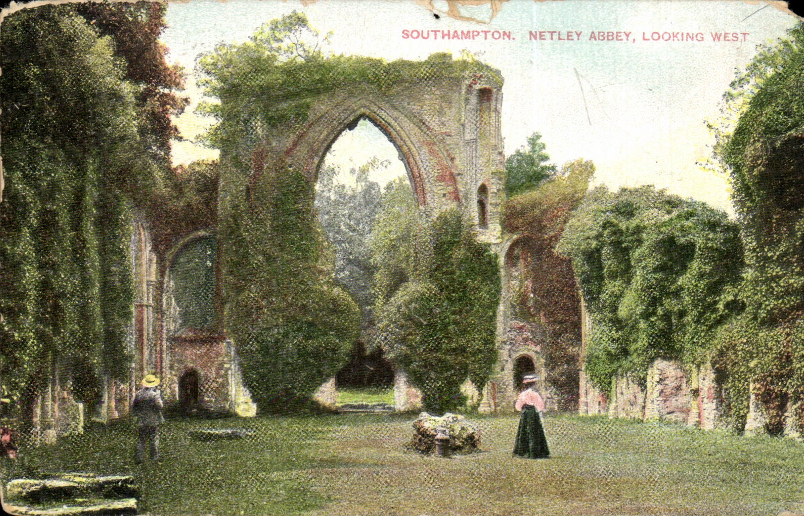 The United Kingdom CPA Netley abbey Loooking West