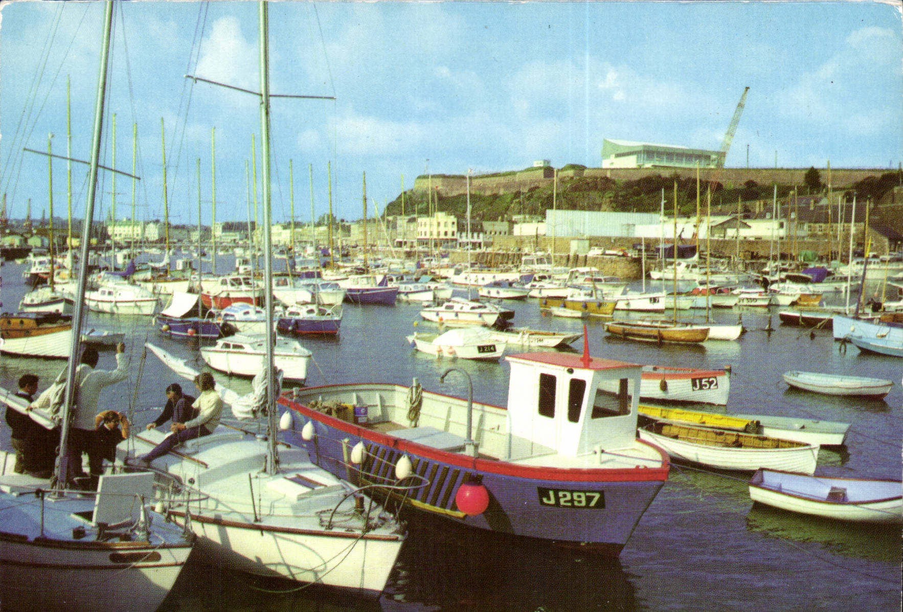 The United Kingdom Jersey MODERN CARD Old harbor St Helier