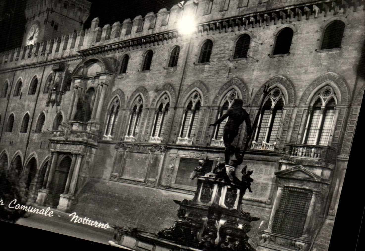 Kommunalmodernes KARTE Bologna Palazzo Notturno italien-Italien