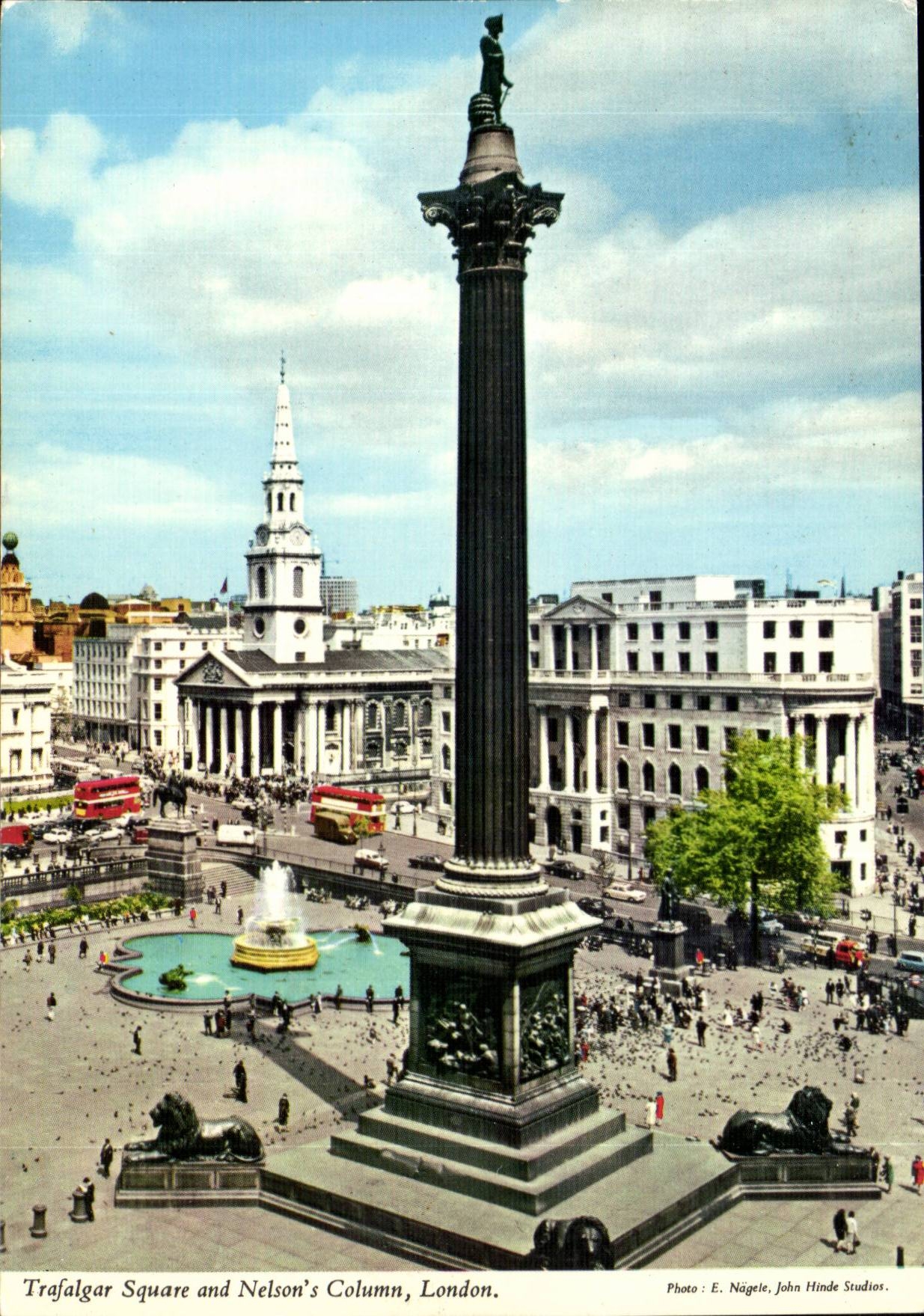 The United Kingdom London London MODERN CARD Trafalgar public garden