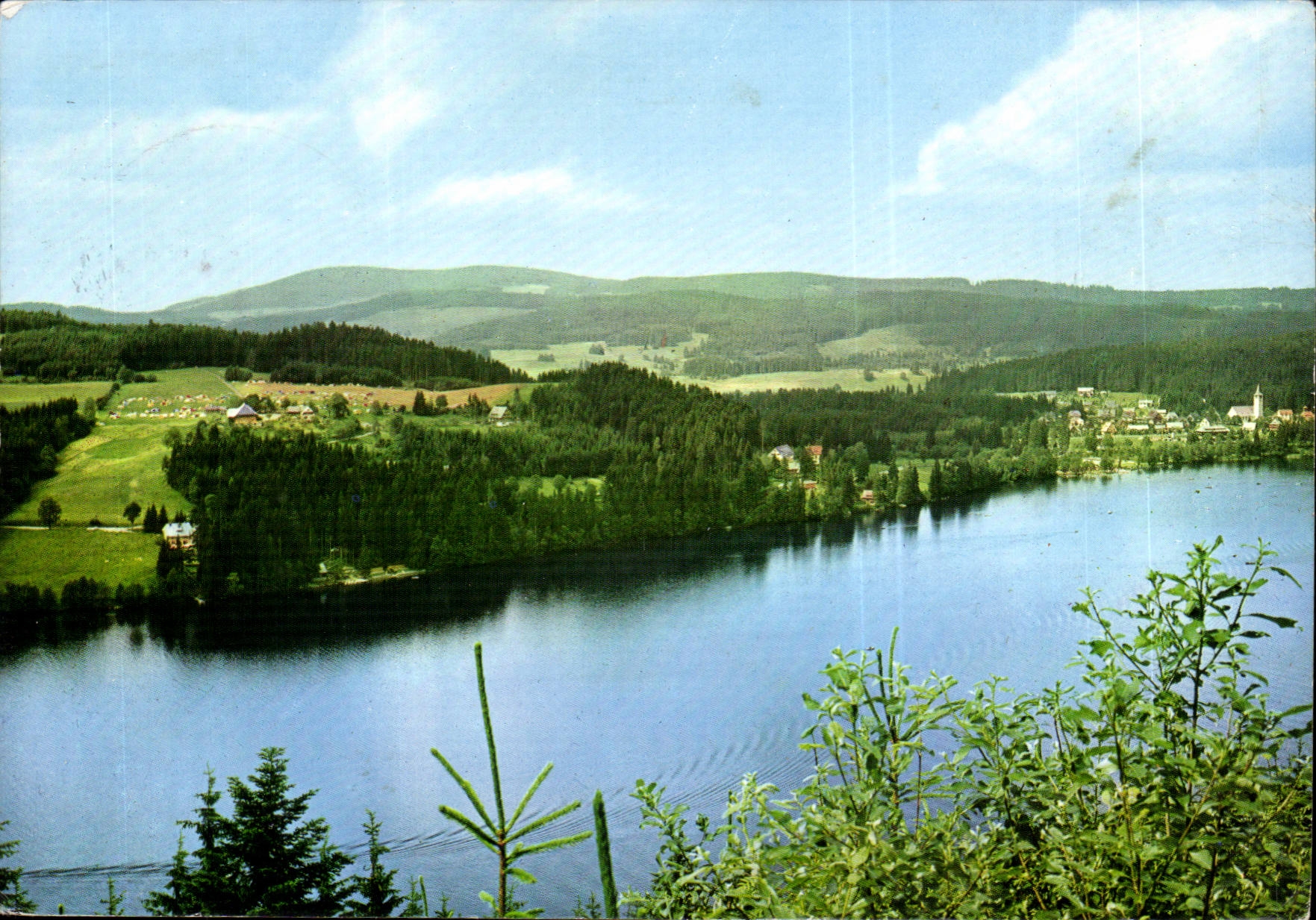 MODERNE KARTE stol Campingplatz Buhlhof Deutschland-Titisee