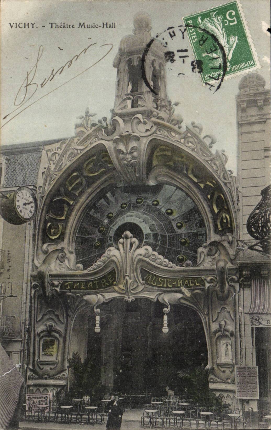 Vichy CPA Theatre Music Hall (arts deco decoratifs)