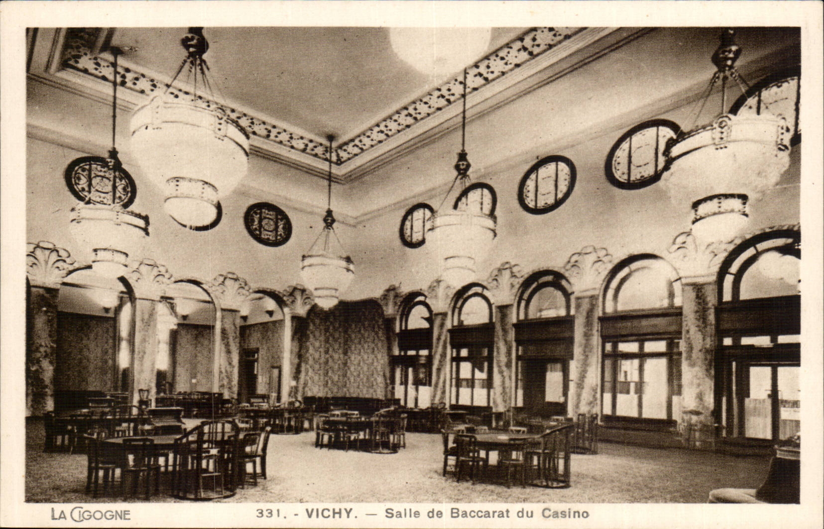 Vichy CPA Salle de Baccarat du casino
