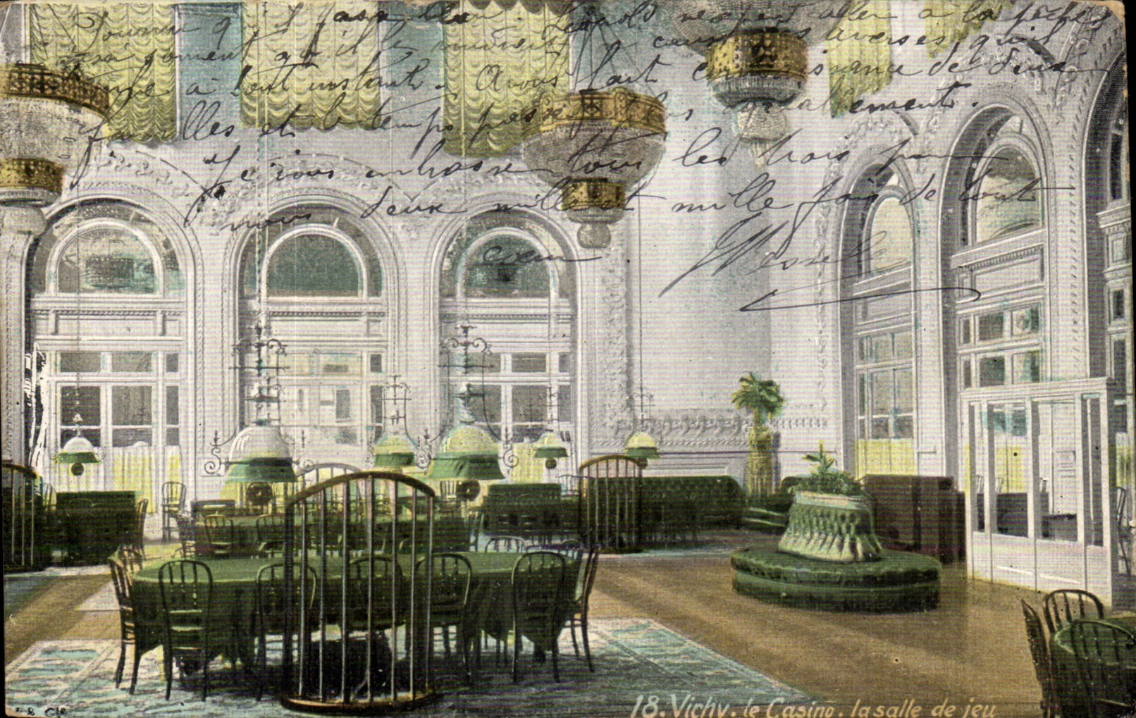 Vichy CPA Le casino La salle de jeu