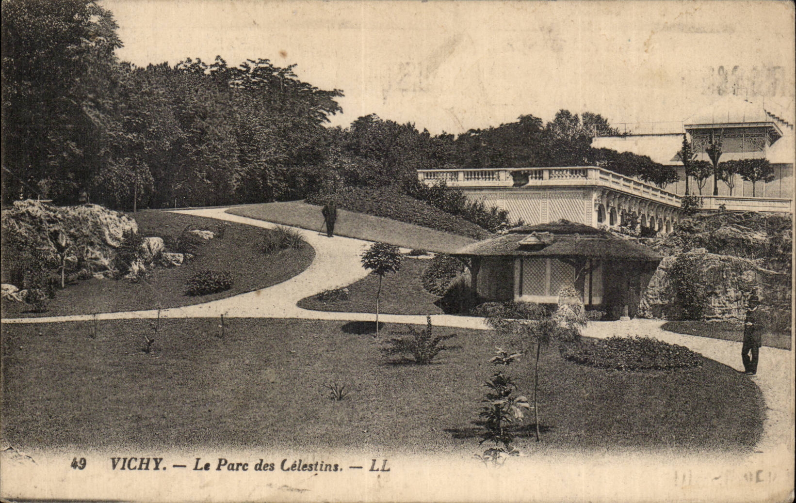 Vichy CPA Le parc des CElestins
