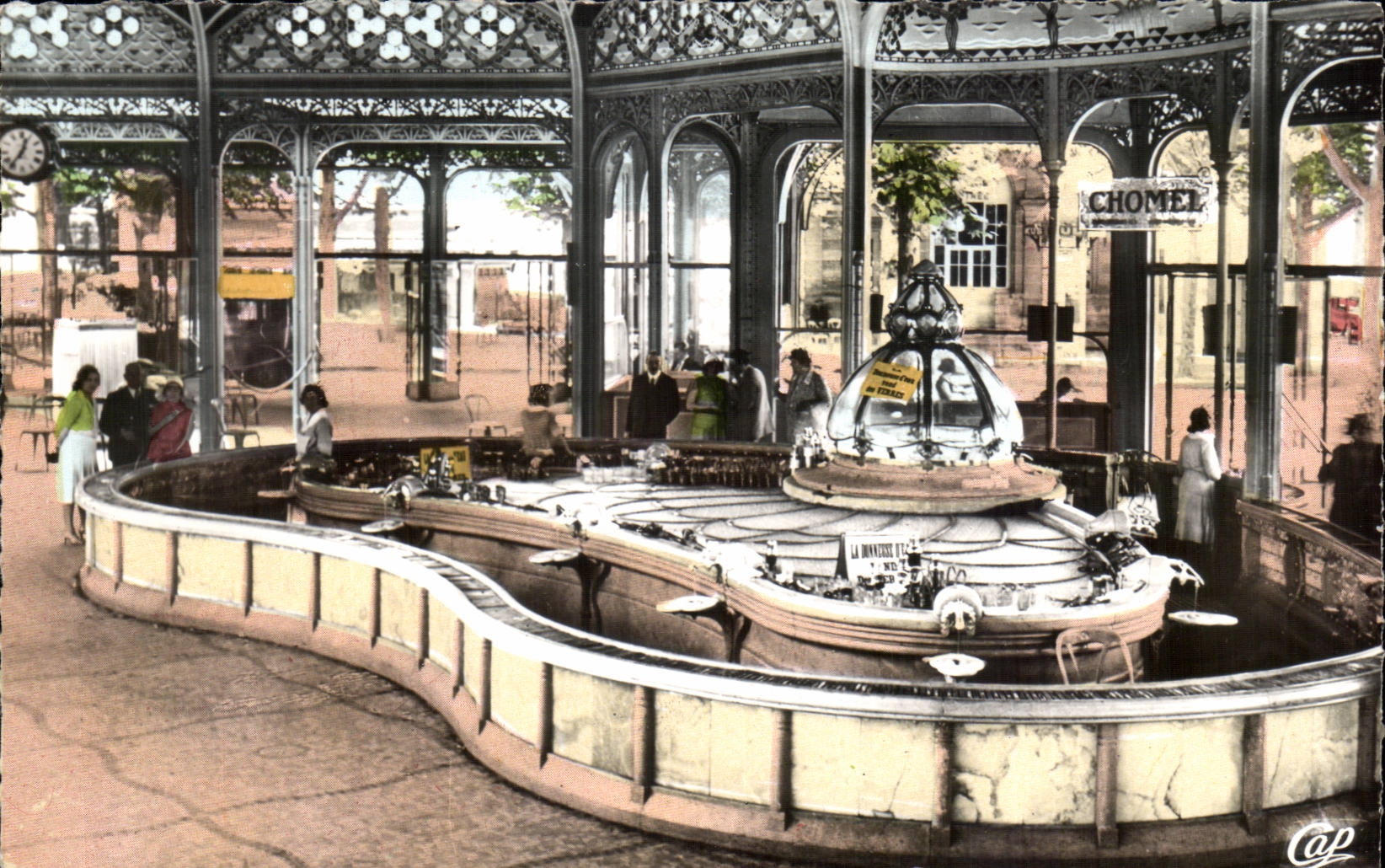 Vichy CPA La source Chomel