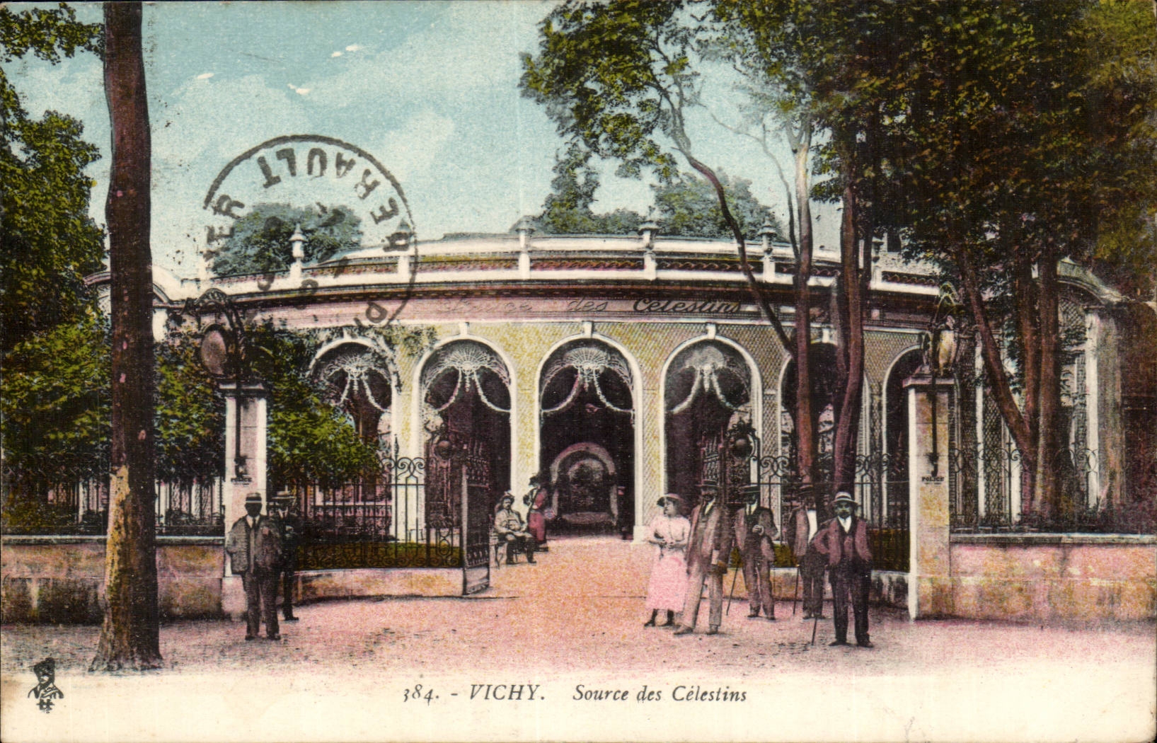 Vichy CPA Source des Celestins