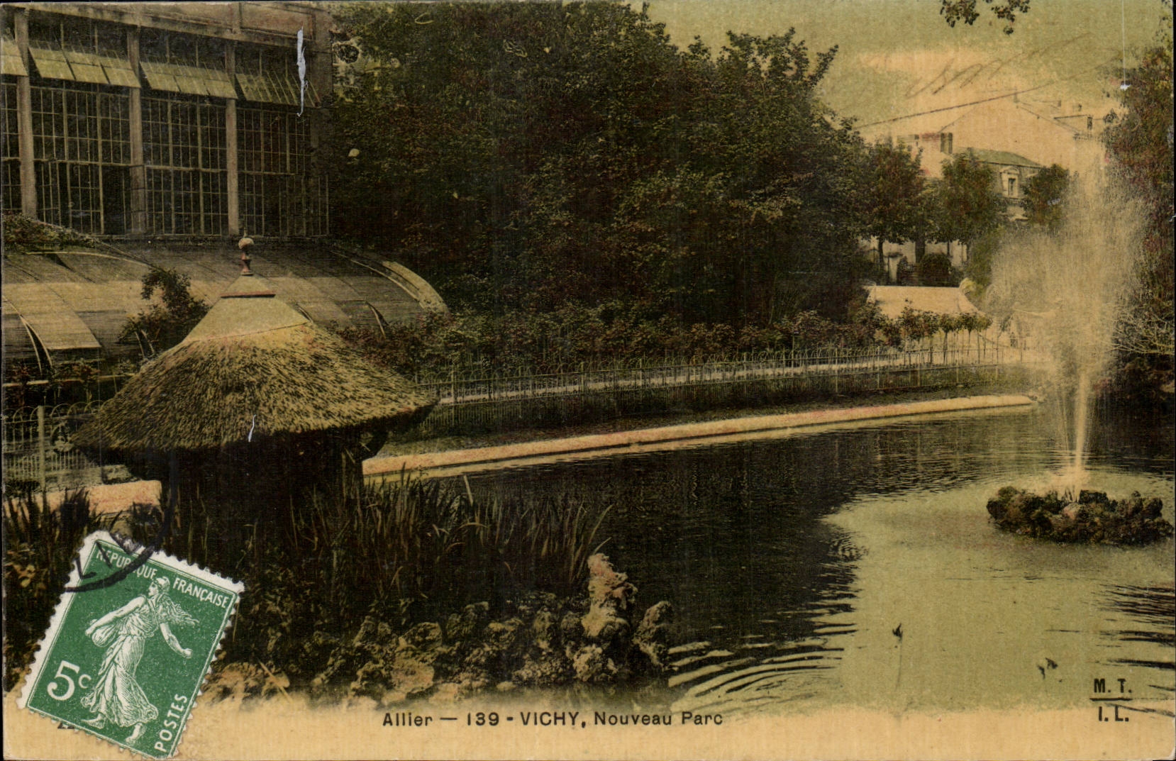 Vichy CPA Nouveau parc