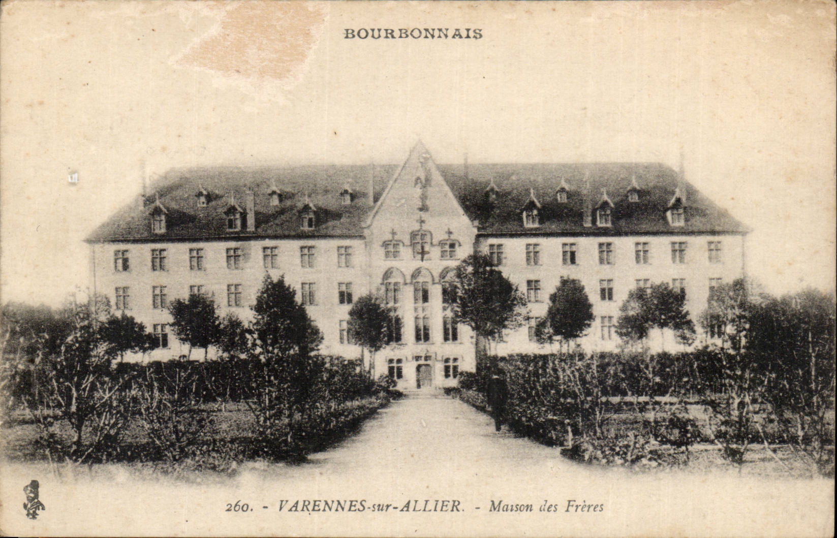 Varennes on Allier CPA House of the Brothers