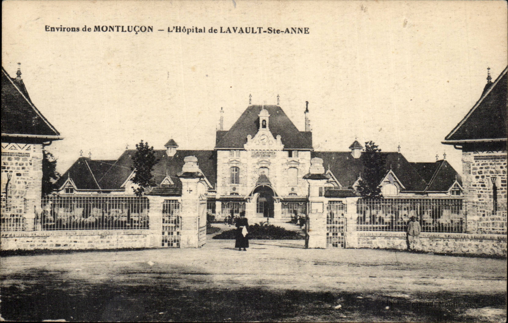 Surroundings of Montlucon CPA the hospital of Lavault co Anne