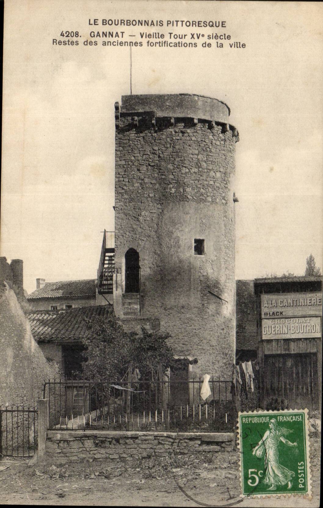 Gannat CPA Old tower remainders of the old fortications of the city