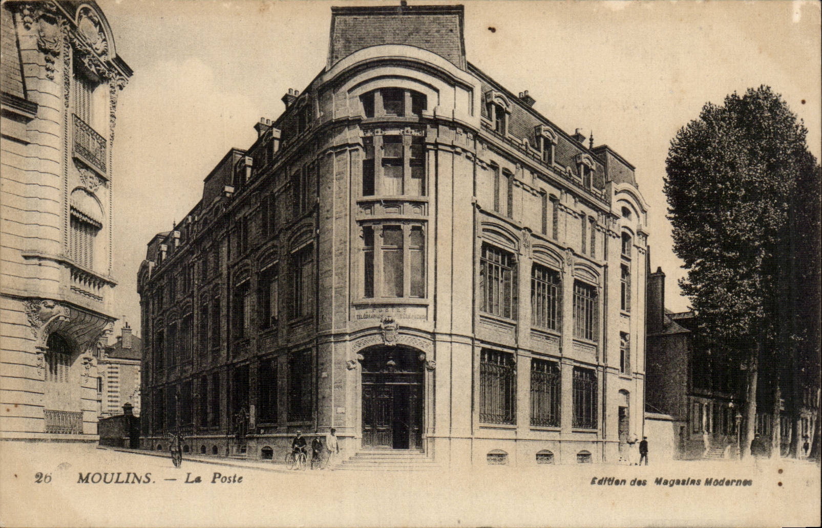 Moulins - the Post office - - CPA