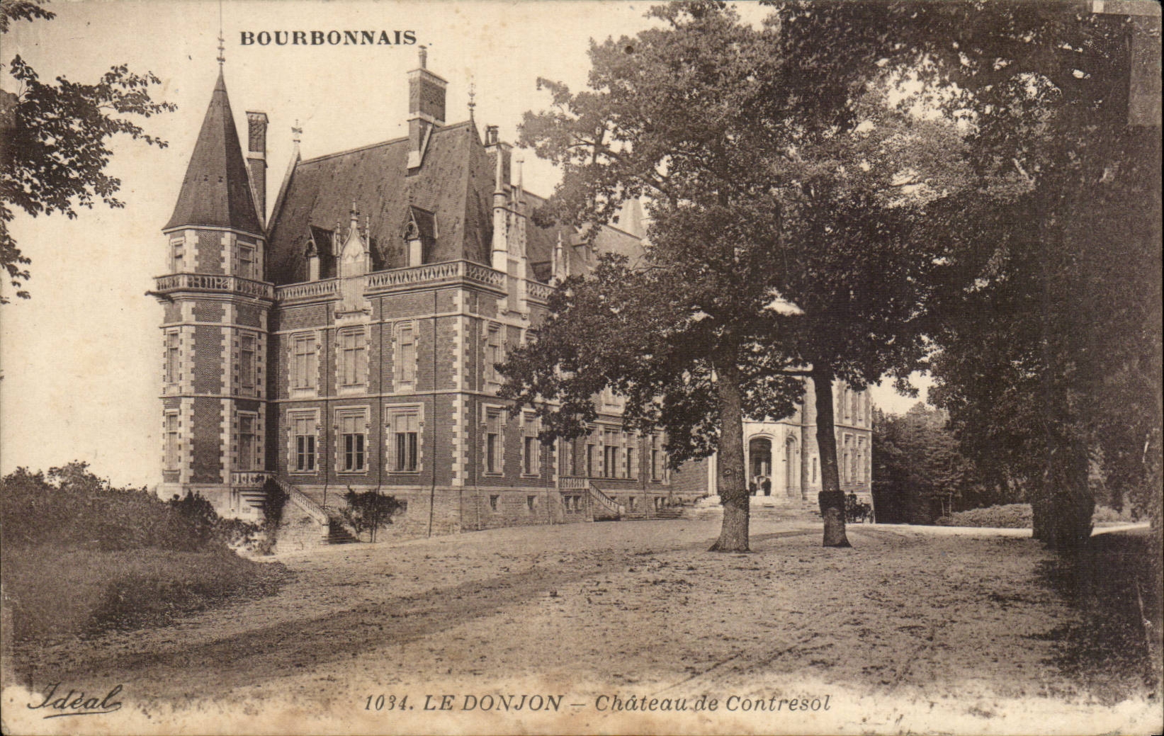 Bourbonnais - the Keep - Contresol Castle - CPA