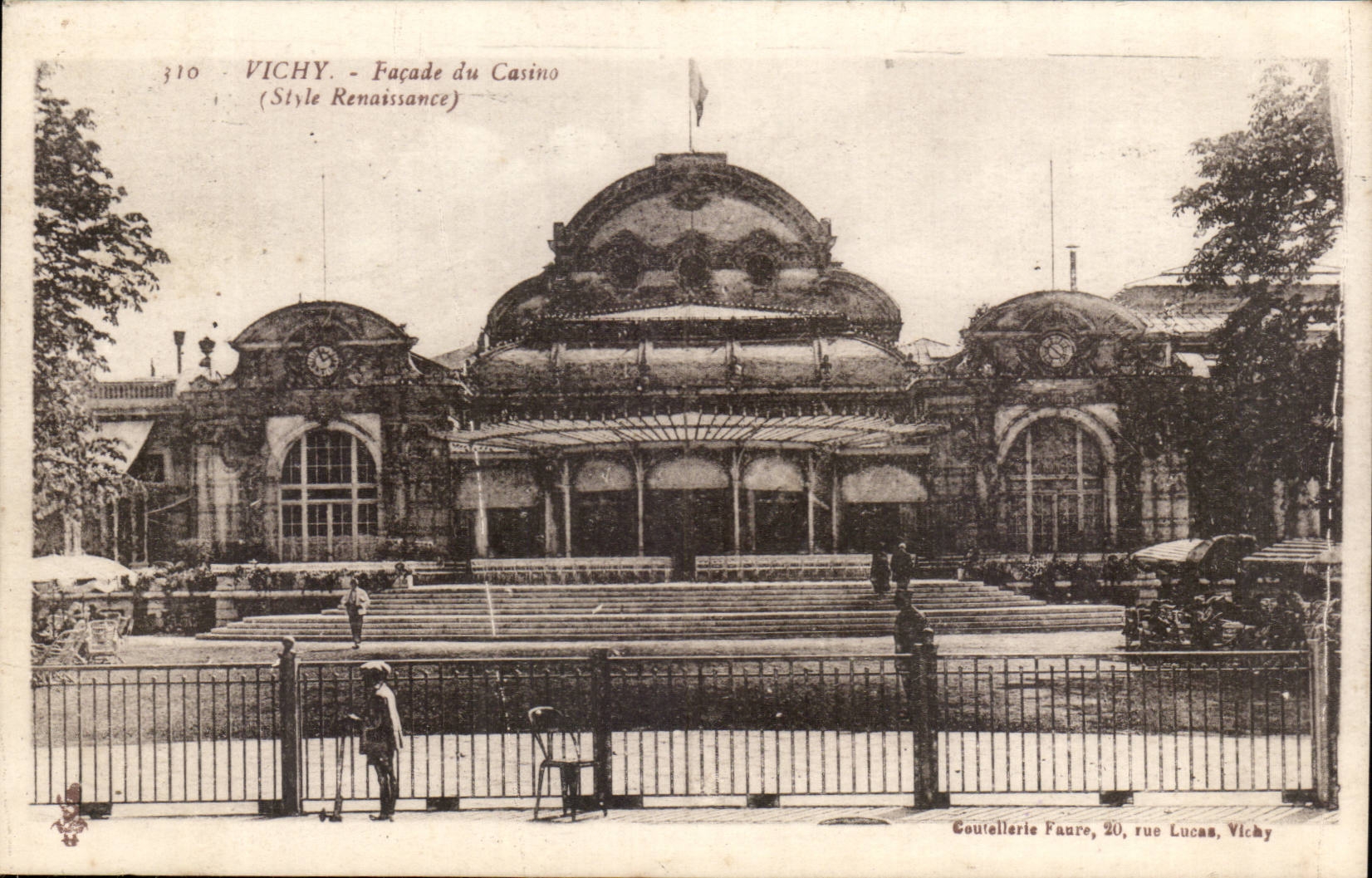 Vichy - Facade du Casino - CPA 
