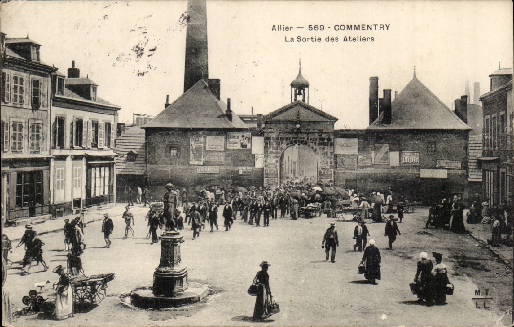 Commentry - the Exit of the Workshops - CPA