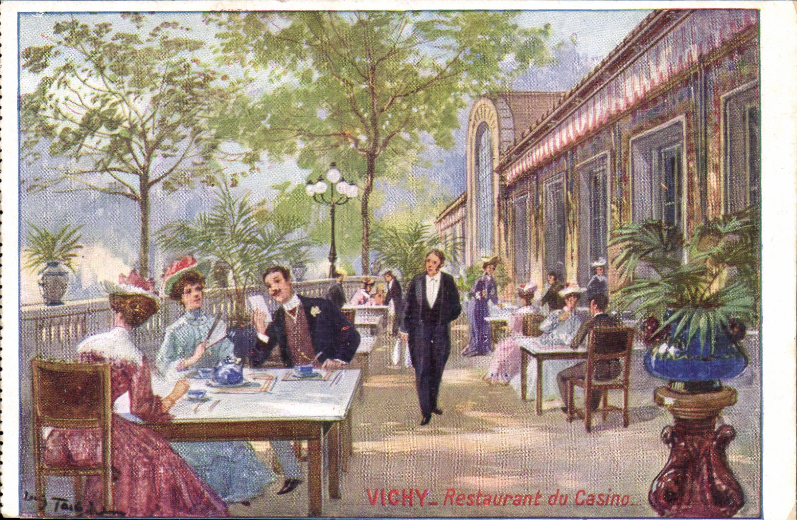 Vichy - Restaurant du Casino - CPA 