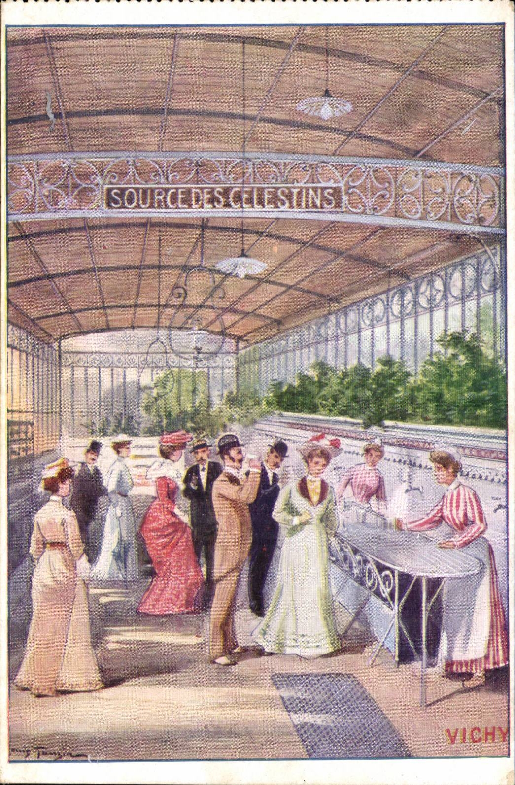 Vichy - Source des Celestins - CPA 