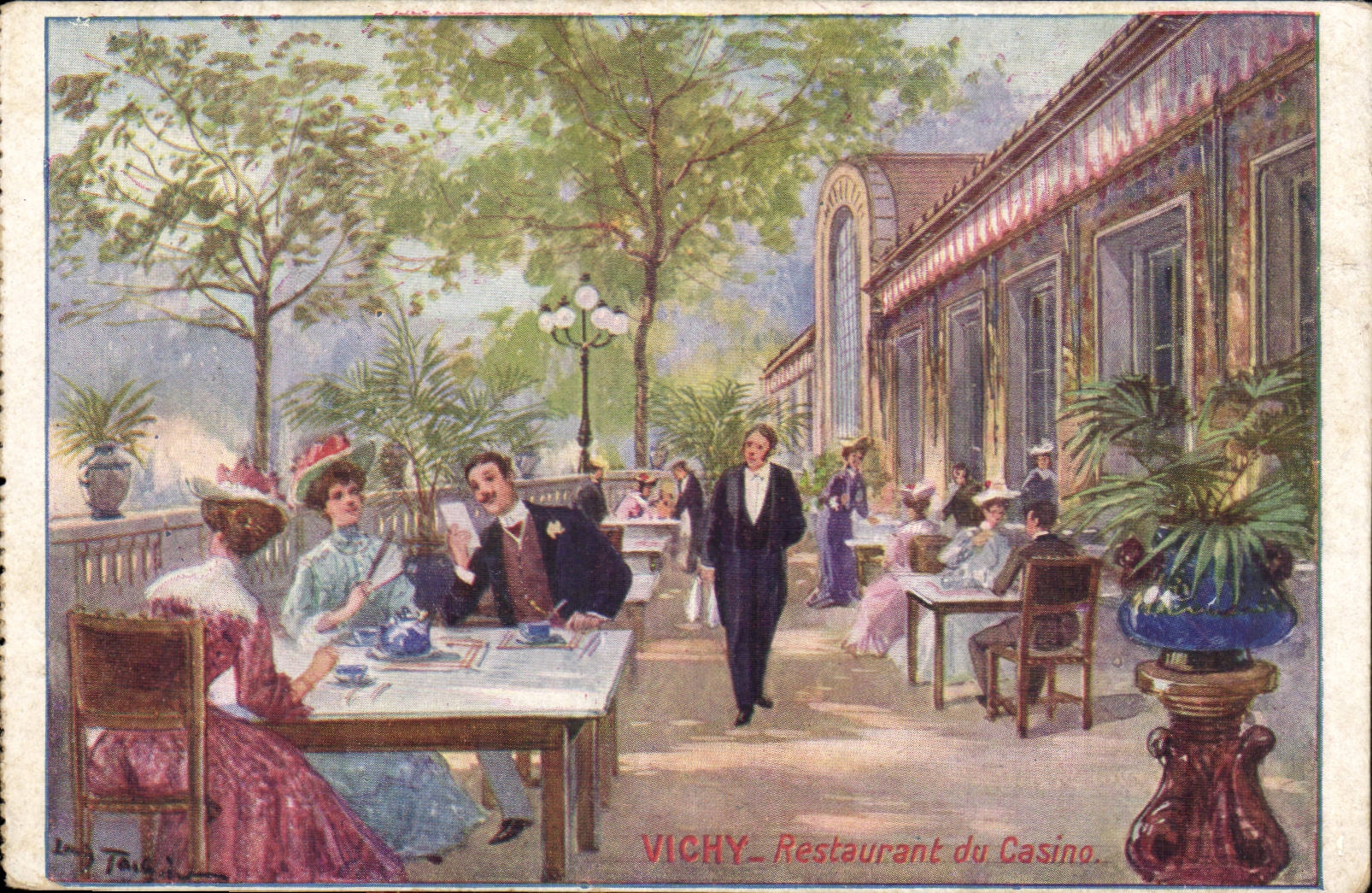 Vichy - Restaurant du Casino - CPA 
