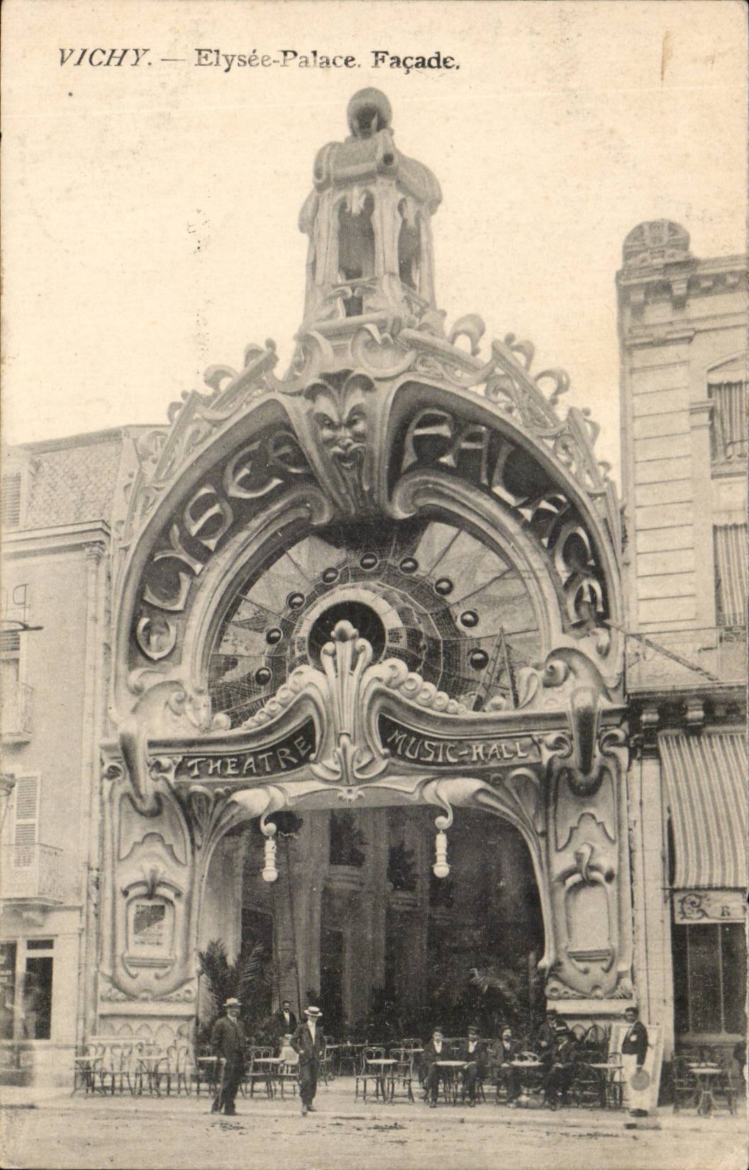 Vichy - Elysee Palace Facade - CPA 