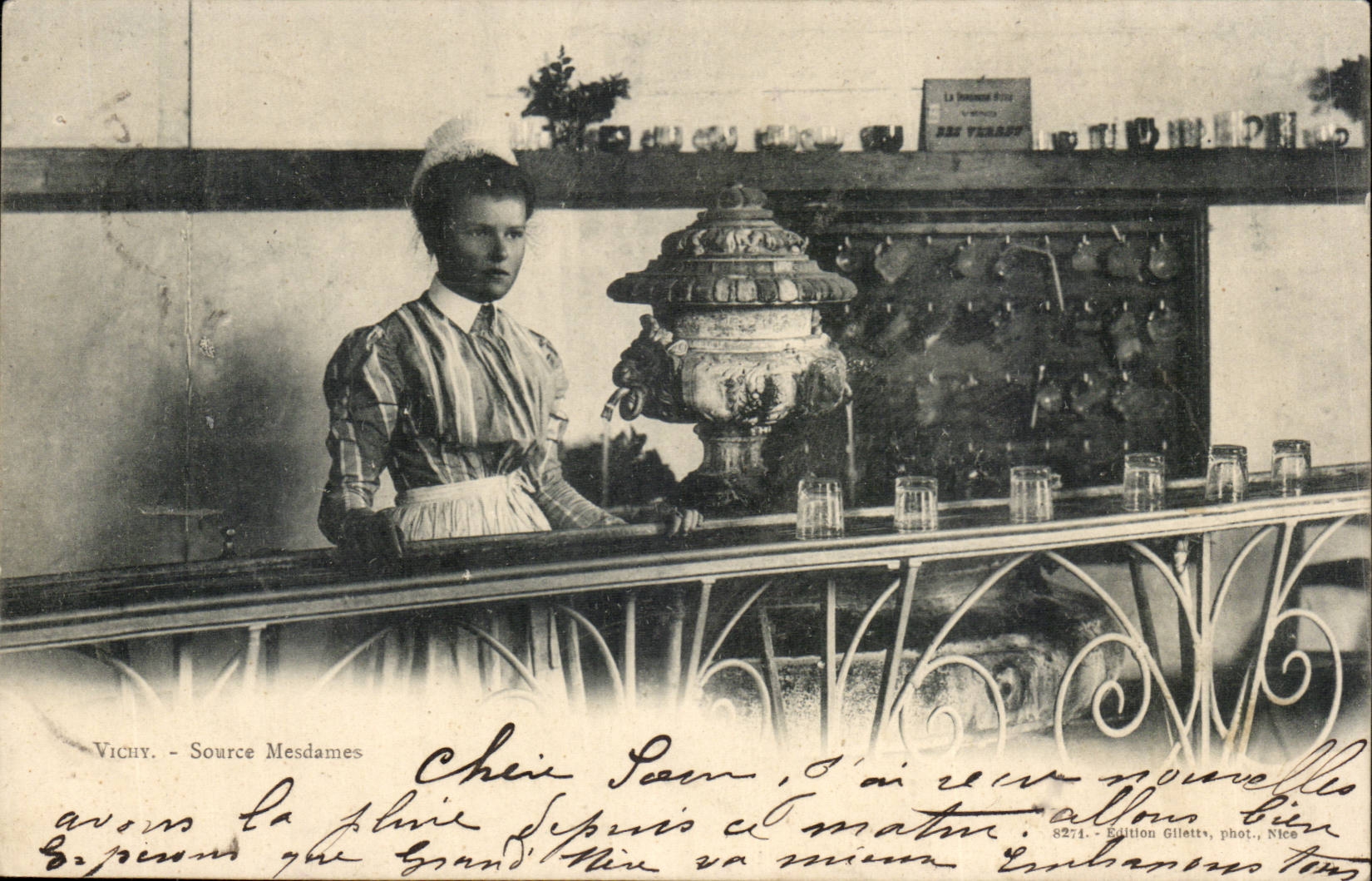 Vichy - Source Mesdames - CPA 