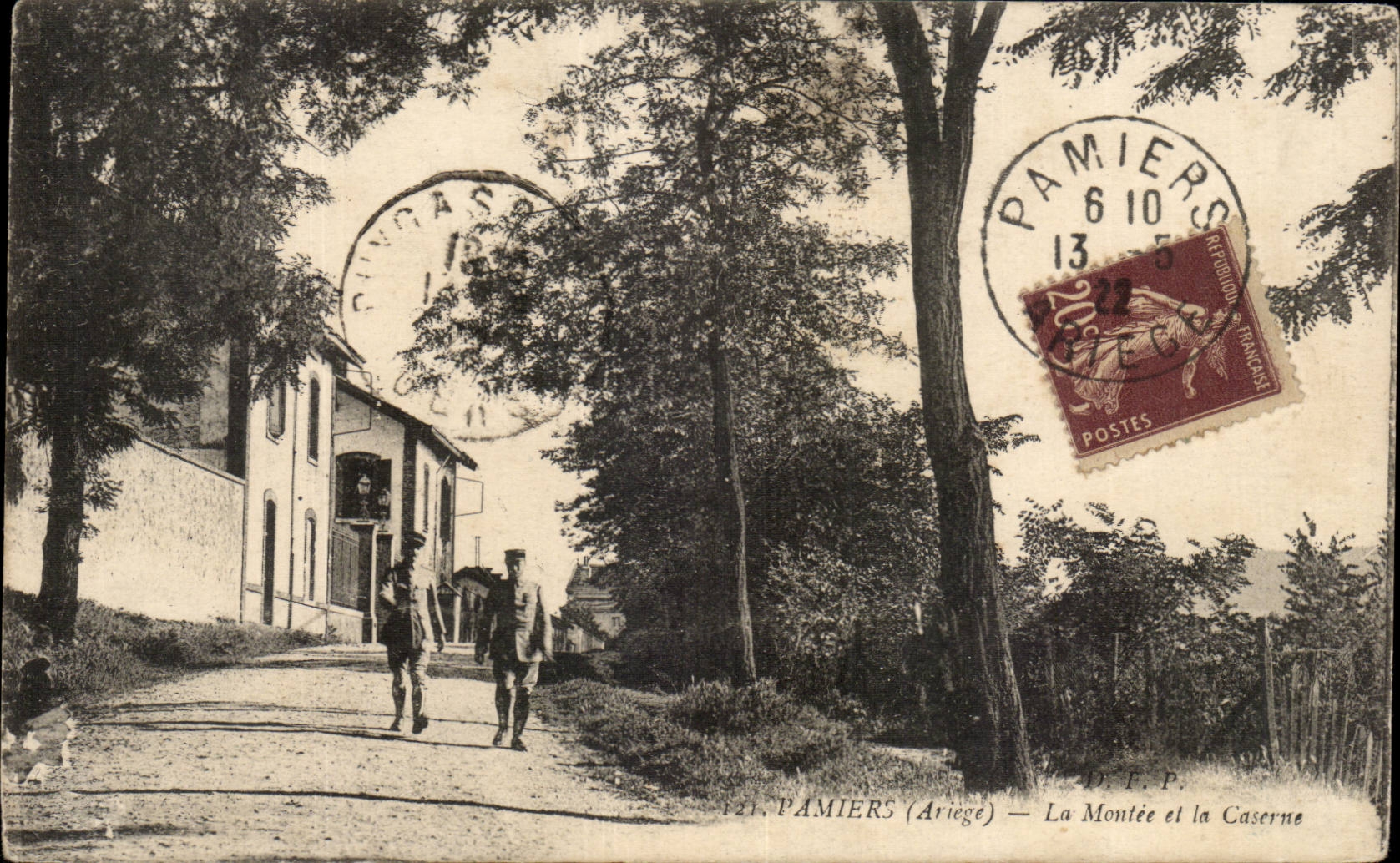 Pamiers CPA rise and the barracks