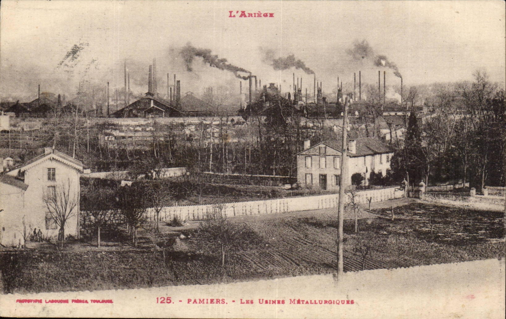 Pamiers CPA iron-foundries