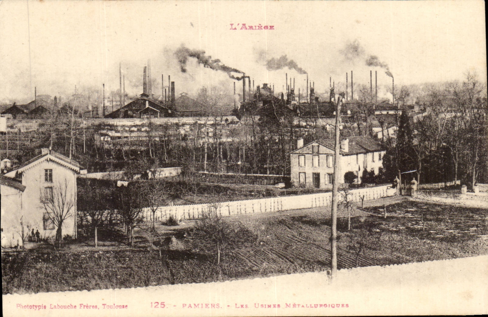 Pamiers CPA iron-foundries